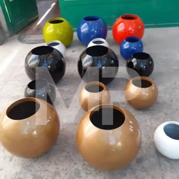 Fiber Küre Saksı - Görsel 8